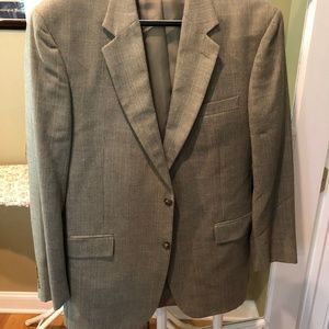 Mens Light Green Blazer by Jos A Bank, 44L